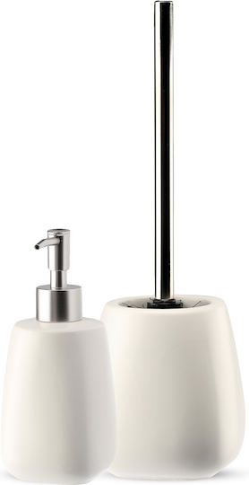 Kadax Set Accesorii Pentru Baie Ceramic Alb