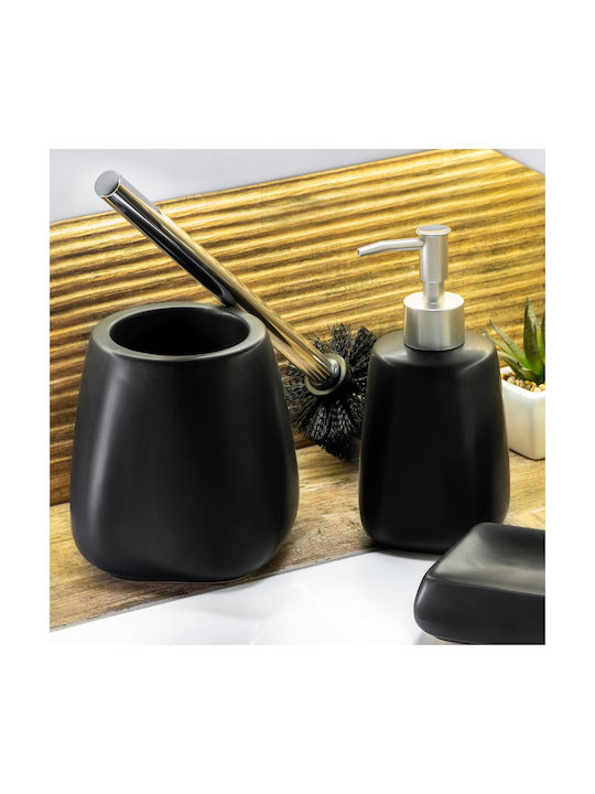 Kadax Set Accesorii Pentru Baie Ceramică Neagră