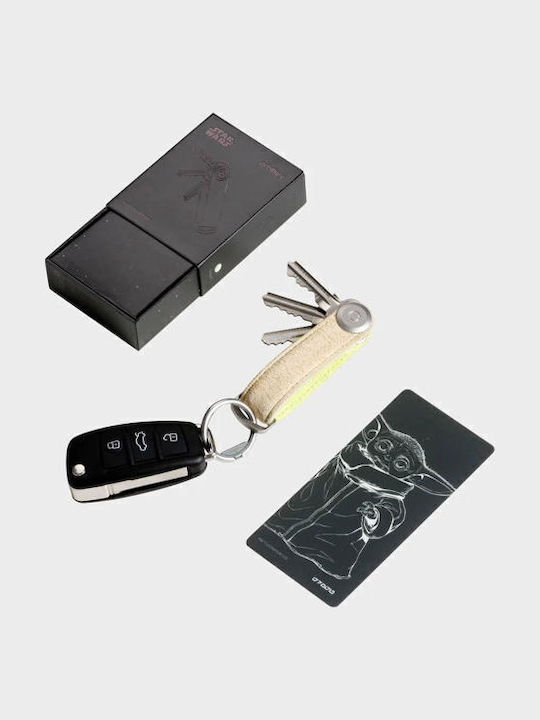 Orbitkey X Star Wars Organizator chei din piele Grogu
