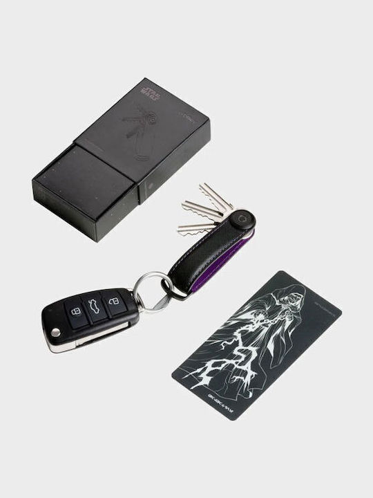 Orbitkey X Star Wars Leather Key Organiser Key Holder Keychain Emperor Palpatine