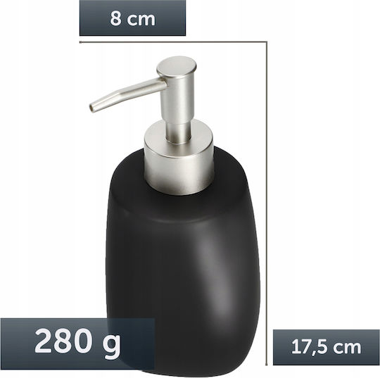 Kadax Ceramic Black Dispenser 400ml