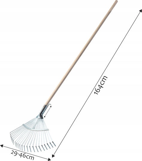Kadax 143208 Furcă de grădină Greblă pentru gazon De mână