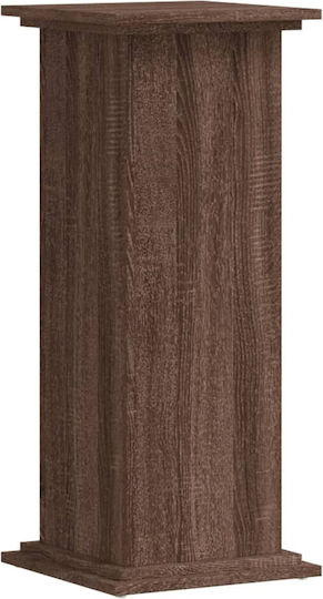 vidaXL Pflanzenständer Holz Braun 33cmx33cmx80cmcm.