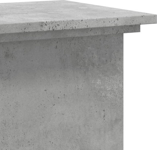 vidaXL Pflanzenständer Holz Grau 33cmx33cmx80cmcm.