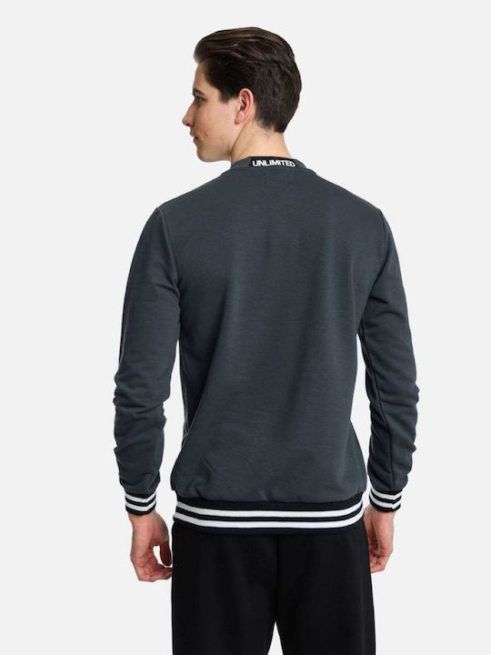 Paco & Co Herren Sweatshirt Gray