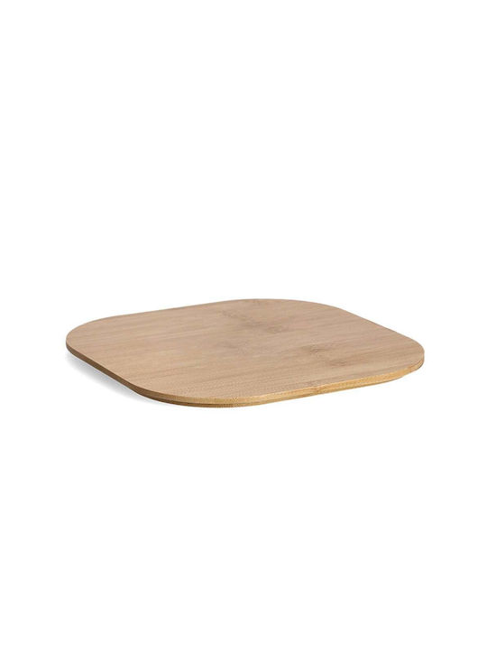 Zeller Brotkasten mit Deckel Metallisch Gelb 26.5x26.5x14.5cm