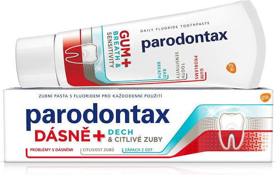 Parodontax Gum+ Breath & Sensitivity Οδοντόκρεμες 75 Ml Unisex