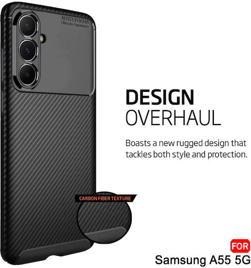 Techsuit Back Cover Silicone Black (Galaxy A35)
