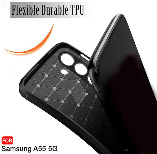 Techsuit Back Cover Silicone Black (Galaxy A35)