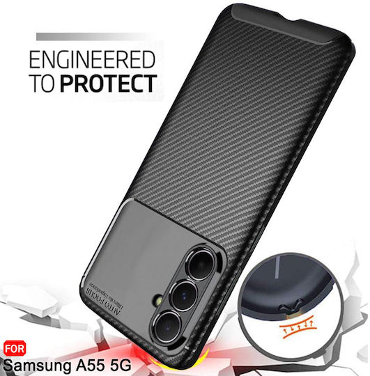 Techsuit Back Cover Silicone Black (Galaxy A35)