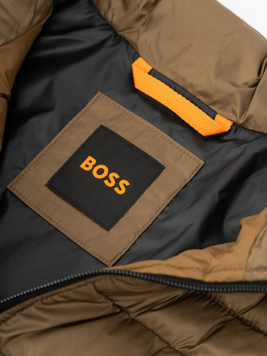 Hugo Boss Odeno Ärmellos Herren Jacke Lässig Open Brown