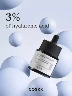 Cosrx The Hyaluronic Acid 3 Aminosäuren + Ceramide NP Feuchtigkeitsspendend Serum Gesicht mit Hyaluronsäure 20ml