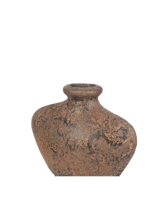 S Line Decorative Vase Brown