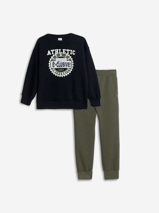 Funky Kids Sweatpants Set Black