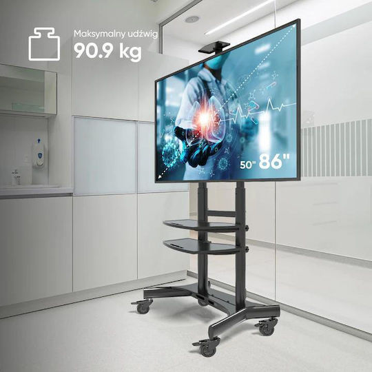 Onkron TV Mount Floor up to 86" and 90kg Black