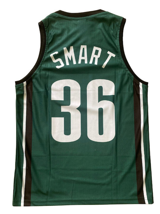 Basketball Celtics Smart 36 Green White Balón De Oro Unisex Bj202