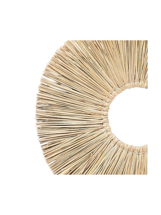 S Line Decorative Wall Decor made of Straw Material 50cm 1pcs