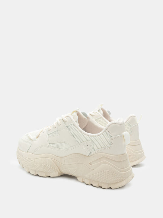 Luigi Chunky Sneakers Beige