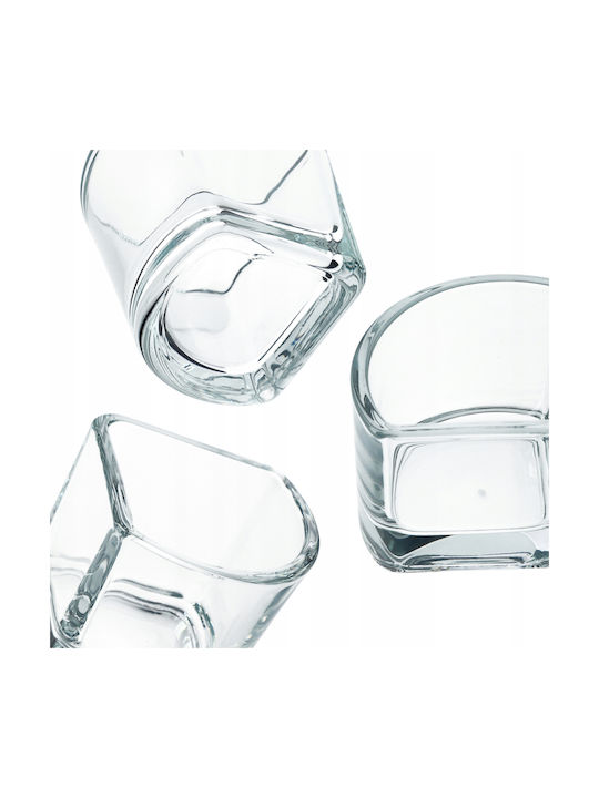 Kadax Dip Serving Bowl Round Glass Transparent 8pcs