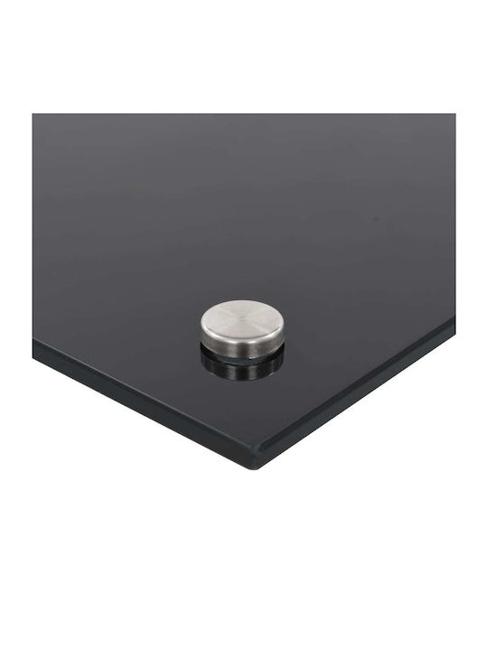 vidaXL Rectangular Glass Black Countertop 80x60cm 3315800 2 Pieces