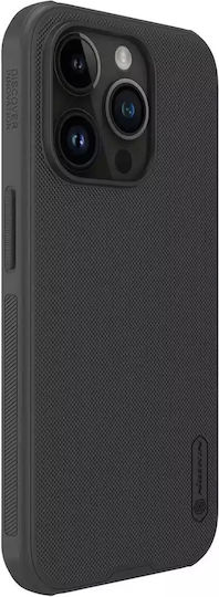 Nillkin Super Frosted Pro Umschlag Rückseite Kunststoff Magnetisch Schwarz (iPhone 15 Pro)