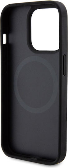 Ferrari 6.1" Back Cover Plastic Negru (iPhone 15 Pro)