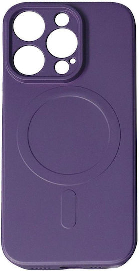 Tel Protect Umschlag Rückseite Silikon 2mm Lila (iPhone 15 Pro)