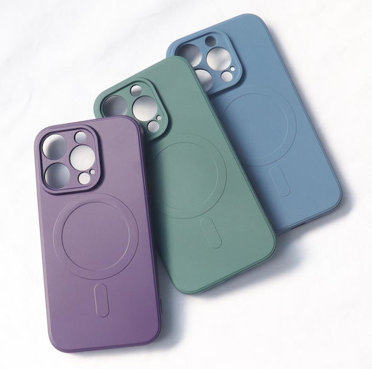 Tel Protect Umschlag Rückseite Silikon 2mm Lila (iPhone 15 Pro)