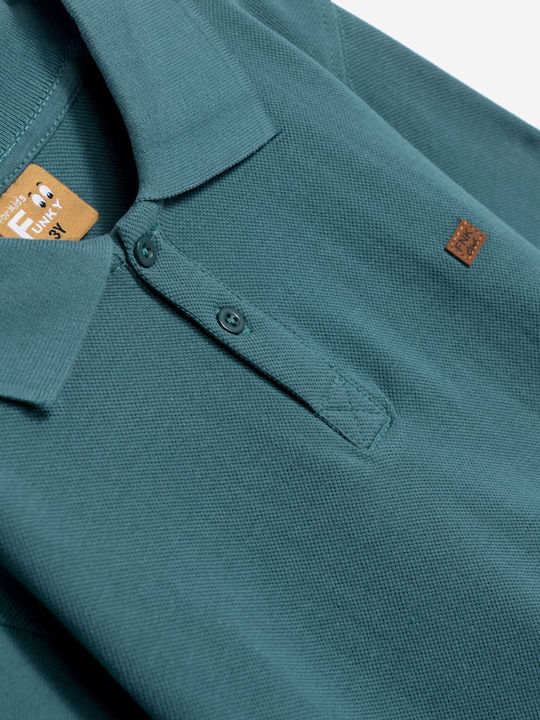 Funky Kids Polo Green