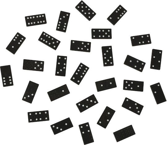 Board Game Wooden Domino Blocks for 1+ Players 6+ Years Old ikonka