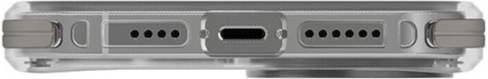 Uniq Combat Back Cover Plastic / Silicone Magnetic Gray (iPhone 15 Pro)