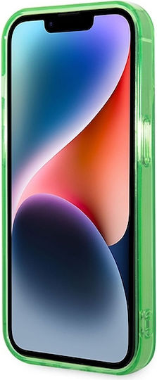 Lacoste Umschlag Rückseite Kunststoff Grün (iPhone 14 Pro Max)