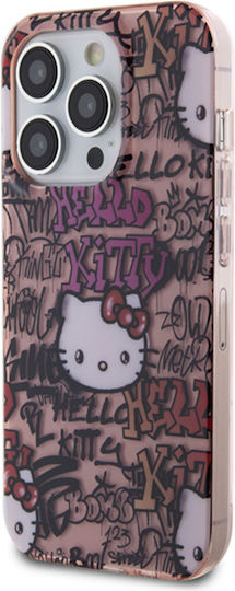 Hello Kitty Задна корица Пластмаса Розов (iPhone 14 Pro)