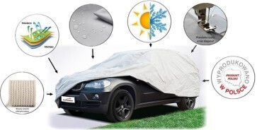 CarPassion Acoperă pentru Skoda Rapid 465x150x150cm Impermeabila