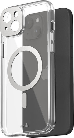 Moshi Iglaze Портмоне Силикон Сив (iPhone 15 Plus)