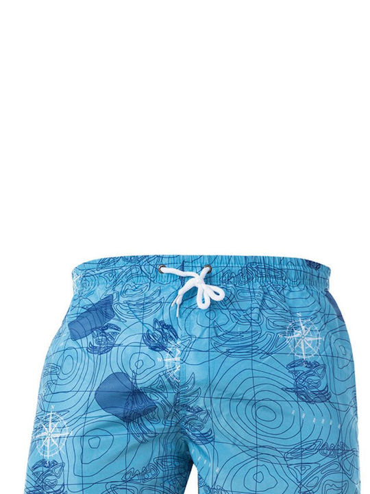 Shark One Pius Herren Badebekleidung Shorts Hellblau