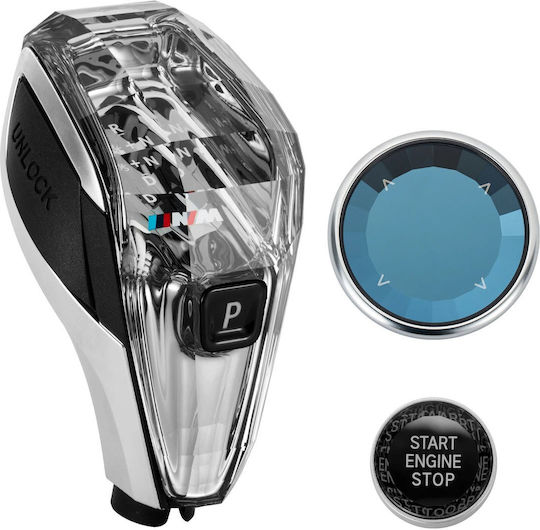 Buton schimbător viteze pentru BMW X4 / X5 / X6 / X7 / Seria 5 / Serie 6 / Magazin online / F01 / Magazin online / Magazin online / Magazin online / Serie 4 Honda Siglă Negru