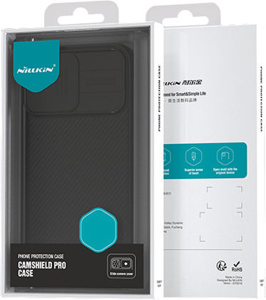 Nillkin Camshield Pro Back Cover Πλαστικό Μαύρο (iPhone 15)