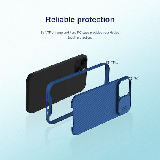 Nillkin Camshield Pro Back Cover Πλαστικό Μαύρο (iPhone 15)