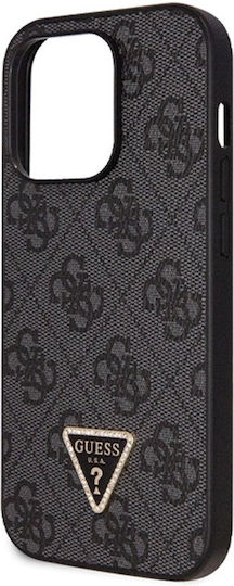 Guess Back Cover Metalic cu Curea Negru (Apple iPhone 14 Pro)