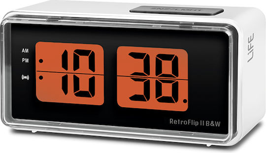 Life Retroflip Ii Tisch-Digitaluhr mit Wecker 221-0416 Life Retroflip Ii Tisch-Digitaluhr mit Wecker 221-0416