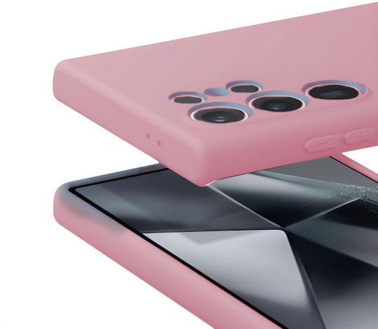 Crong Back Cover Silicone Pink (Galaxy S24 Ultra)