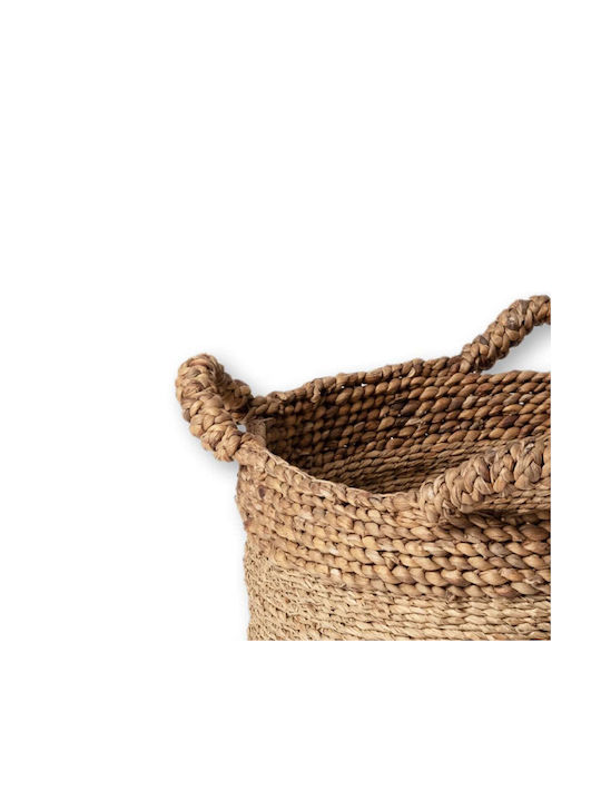 Decorative Basket Wicker with Handles Brown S Line