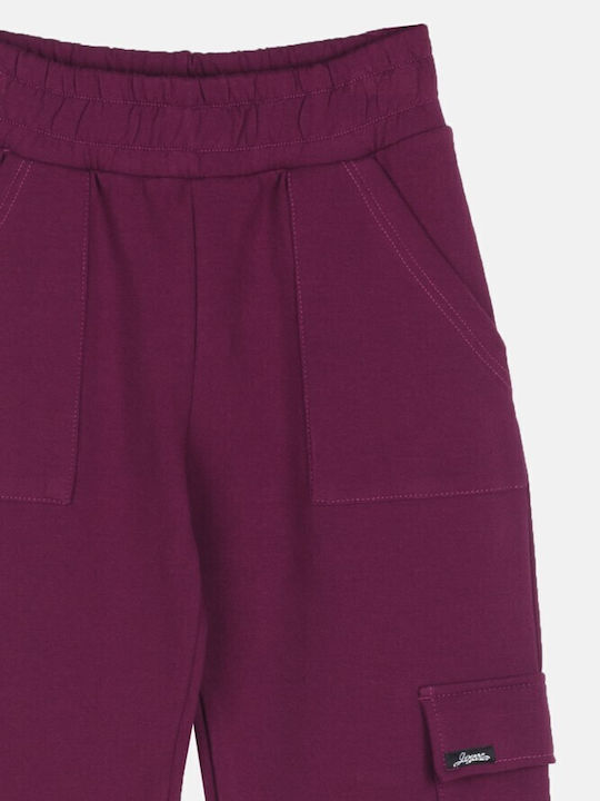 Joyce Kids Cargo Trousers Magenta