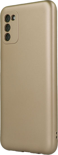 Metallic Back Cover Μεταλλικό Χρυσό (Moto G22)