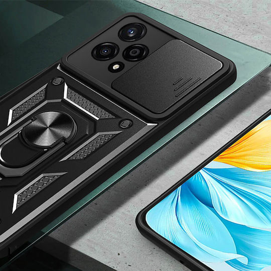 Techsuit Camshield Задна корица Пластмаса / Силикон Зелен (Honor 200 - OEM)