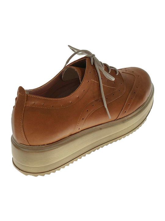 Women's Moccasins in Tabac Brown Color
