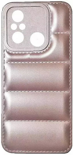 Back Cover Σιλικόνης Ροζ Χρυσό (Redmi 12C)