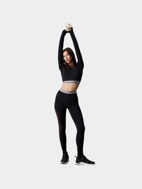 Calvin Klein Ausbildung Frauen Lang Leggings Schwarz