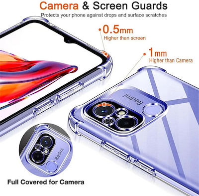 Techsuit Shockproof Coperta din spate Silicon Transparent (Redmi 12C)